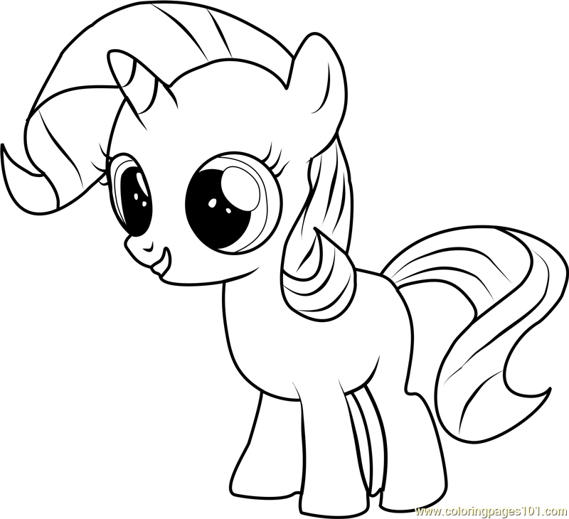 My Little Pony Coloring Pages Rarity, Free image Cute Baby …