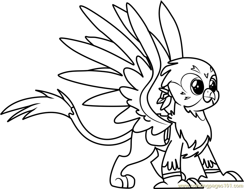 Gabby Coloring Page for Kids - Free My Little Pony - Friendship Is