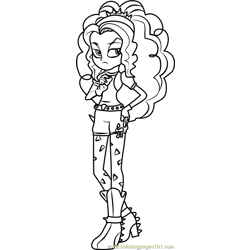 Adagio Dazzle Free Coloring Page for Kids