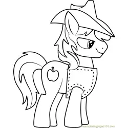 Braeburn Free Coloring Page for Kids