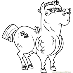 Bulk Biceps Free Coloring Page for Kids