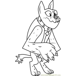 Diamond Dogs Rover Free Coloring Page for Kids