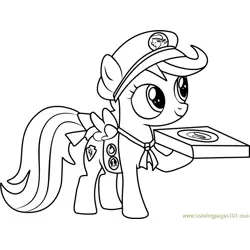 Filly Guides Free Coloring Page for Kids