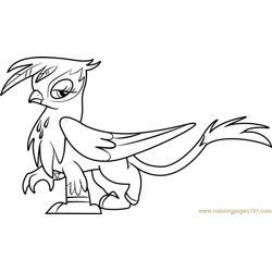 Gilda Free Coloring Page for Kids