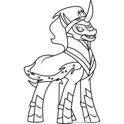 King Sombra Free Coloring Page for Kids