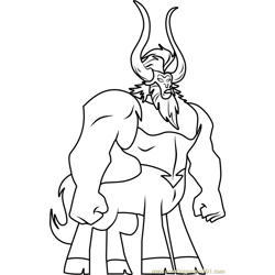 Lord Tirek Free Coloring Page for Kids