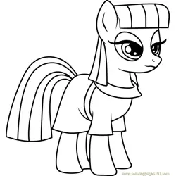 Maud Pie Free Coloring Page for Kids