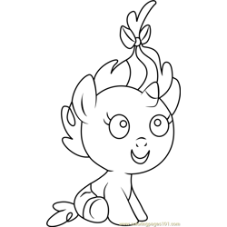 Pumpkin Cake Free Coloring Page for Kids