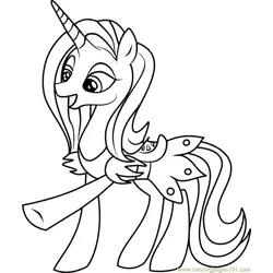 Sassy Saddles Free Coloring Page for Kids