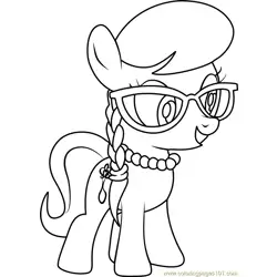 Silver Spoon Free Coloring Page for Kids
