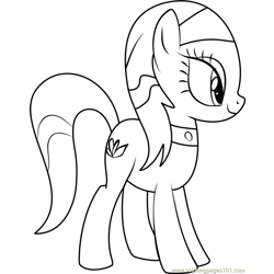Spa Ponies Aloe Free Coloring Page for Kids