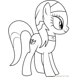 Spa Ponies Aloe Free Coloring Page for Kids