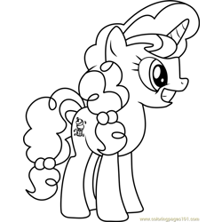 Sugar Belle Free Coloring Page for Kids