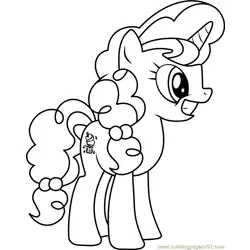 Sugar Belle Free Coloring Page for Kids