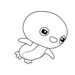 Adelie Penguin Octonauts Free Coloring Page for Kids