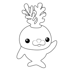 Charchard Octonauts Free Coloring Page for Kids