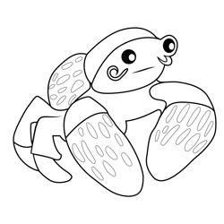 Claude the Coconut Crab Octonauts Free Coloring Page for Kids