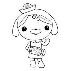 Dashi Octonauts Free Coloring Page for Kids