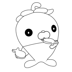 Grouber Octonauts Free Coloring Page for Kids