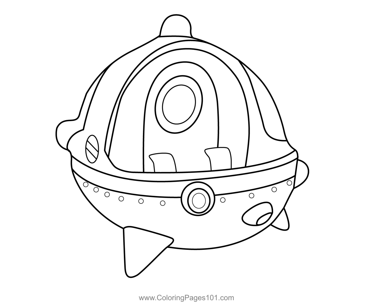 Gup X Octonauts Coloring Pages