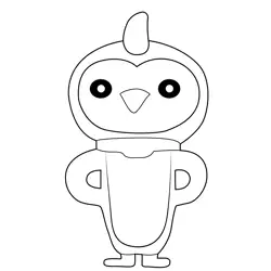 Hugo Octonauts Free Coloring Page for Kids