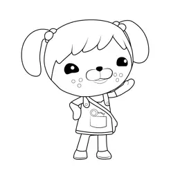 Koshi Octonauts Free Coloring Page for Kids