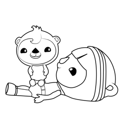 Pearl Octonauts Free Coloring Page for Kids