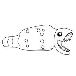 Wolf Eel Octonauts Free Coloring Page for Kids