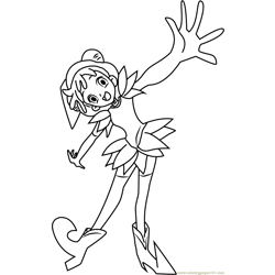 Looking at You Free Coloring Page for Kids