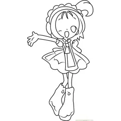 Magical Doremi Free Coloring Page for Kids