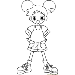 Ojamajo Doremi Coloring Pages for Kids Printable Free Download -  