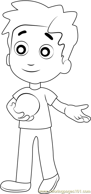 Alex Porter Coloring Page for Kids - Free PAW Patrol Printable Coloring