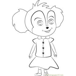 Baby Mer Pup Free Coloring Page for Kids