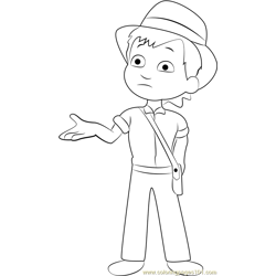 Carlos Free Coloring Page for Kids