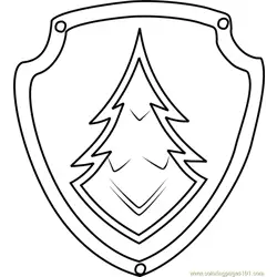 Everest Badge Free Coloring Page for Kids