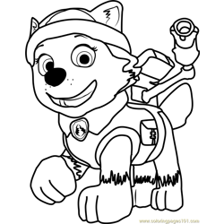 Everest Free Coloring Page for Kids