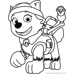 Everest Free Coloring Page for Kids