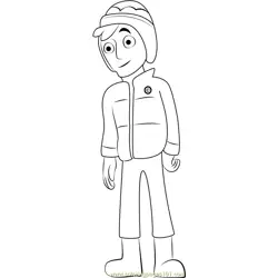 Jake Free Coloring Page for Kids