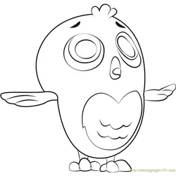 Little Hootie Free Coloring Page for Kids