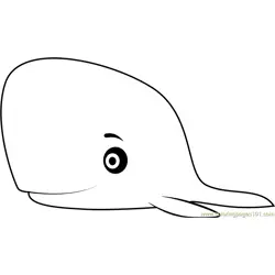 Mother Whale Free Coloring Page for Kids