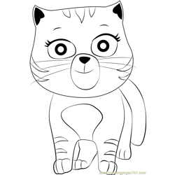 Precious Free Coloring Page for Kids