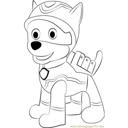 Super Spy Chase Coloring Page For Kids Free Paw Patrol Printable Coloring Pages Online For Kids Coloringpages101 Com Coloring Pages For Kids