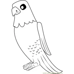 The Eagle Free Coloring Page for Kids