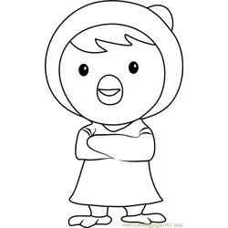 Petty Free Coloring Page for Kids