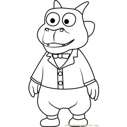 Tong-Tong Free Coloring Page for Kids