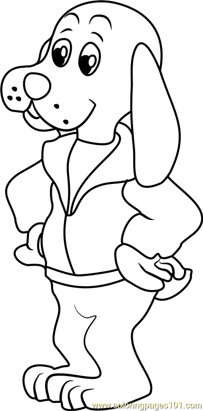 Pound Puppies Cooler Coloring Page for Kids - Free Pound Puppies