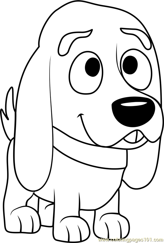 Pound Puppies Nougat Coloring Page for Kids Free Pound