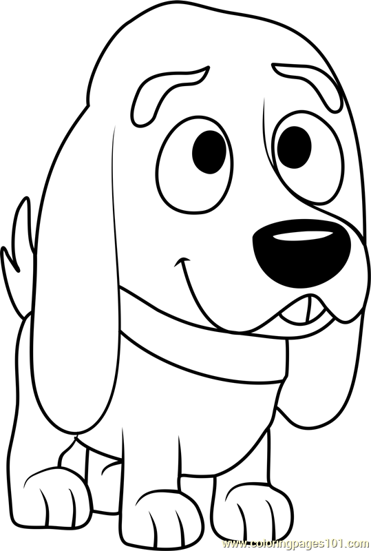 Pound Puppies Nougat Coloring Page for Kids - Free Pound Puppies