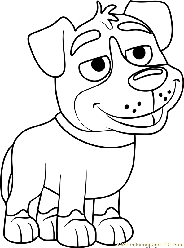 Pound Puppies Taboo Coloring Page for Kids Free Pound
