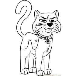 Pound Puppies Ace Free Coloring Page for Kids